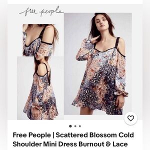 Free People Scattered Blossom Mini Dress